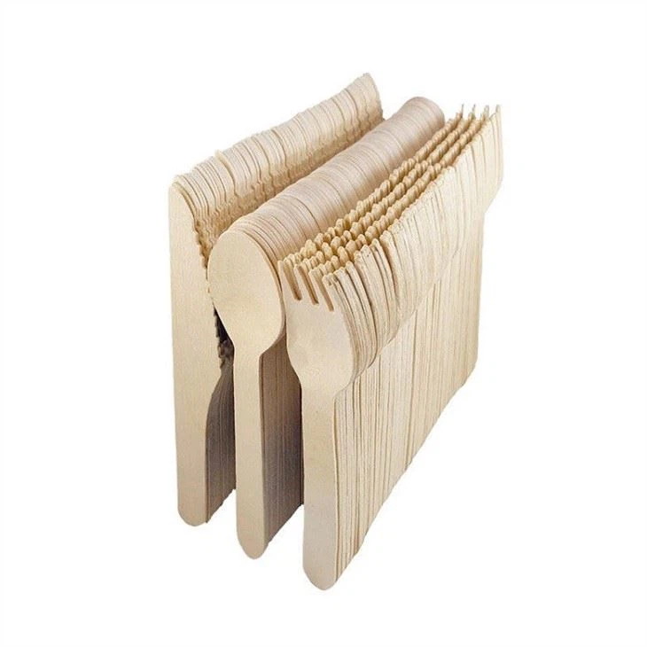 Wrapped Wooden Cutlery