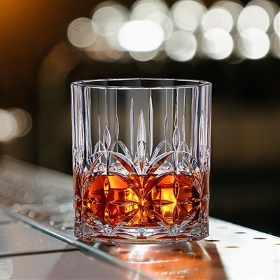 Plastic Whiskey Glasses, Plastic Wine Glasses, Reusable, BPA-Free, Shatter-Proof, Dishwasher-Safe
